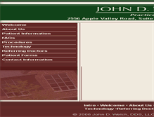 Tablet Screenshot of johnwelchdds.com